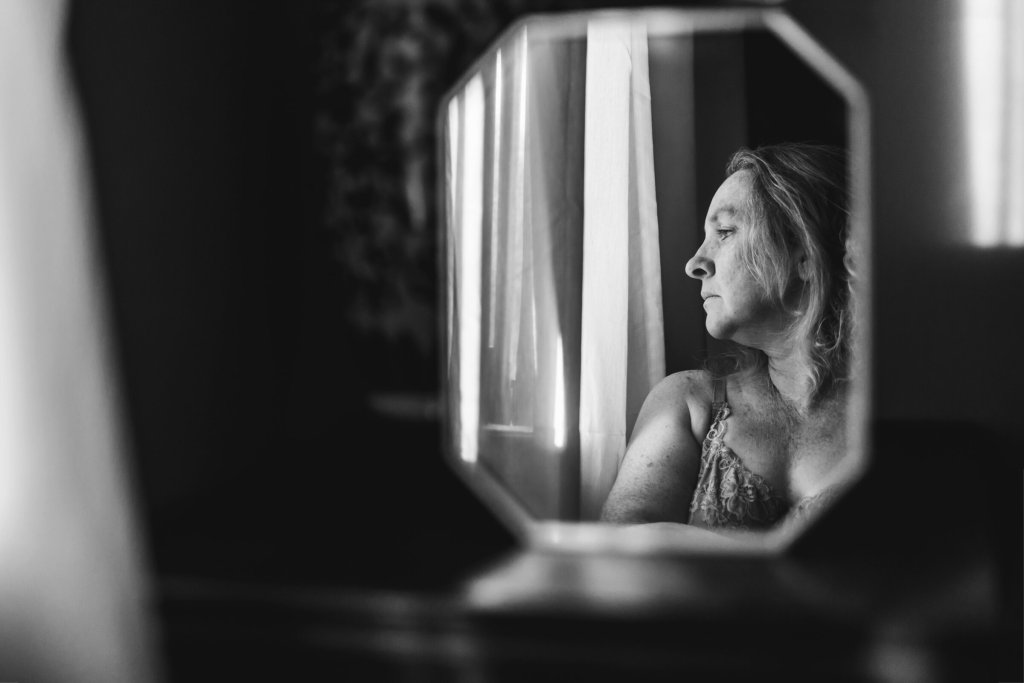 Looking out the window